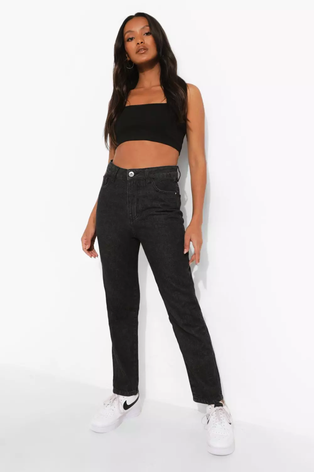 Petite black mom outlet jeans